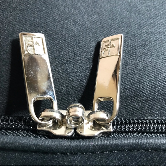 Diane Von Furstenberg Black Micro Suede Travel Carry-On Bag - Picture 13 of 16